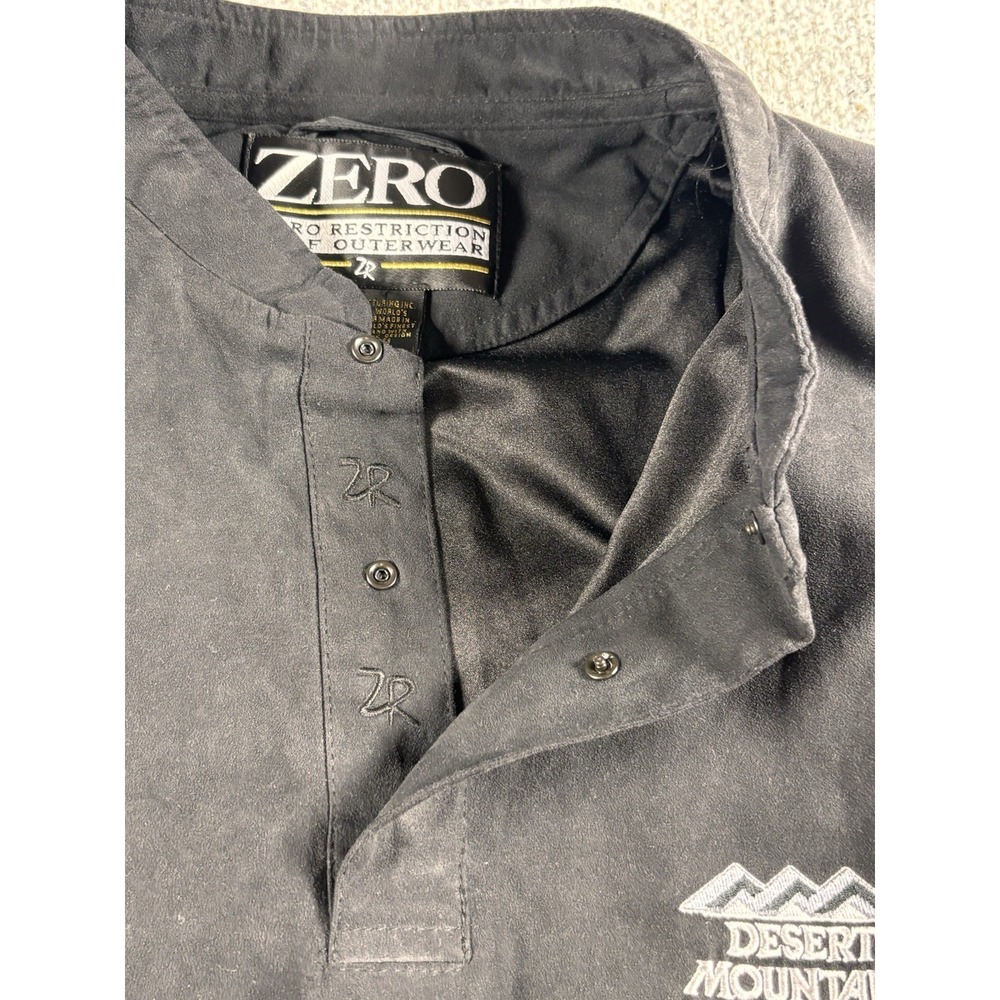 Zero Restriction Jacket Pullover 1/4 Snap Usa Mad… - image 3